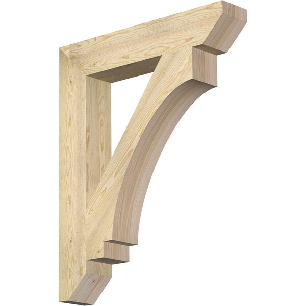 Ekena Millwork Imperial Slat Rough Sawn Bracket, Douglas Fir, 6"W x 34"D x 42"H BKT06X34X42IMP06RDF - main